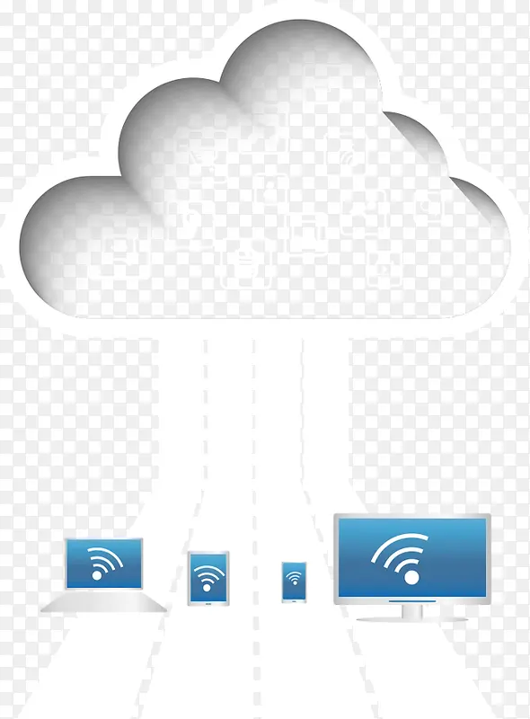 矢量白色云服务PNG图片素材下载 图片编号ymralmrx 免抠素材网