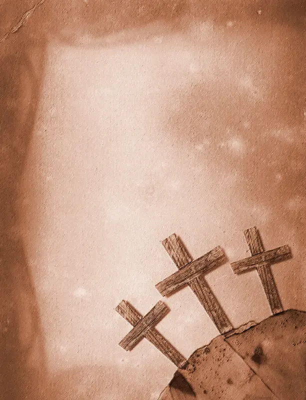十字架灰色文艺背景素材