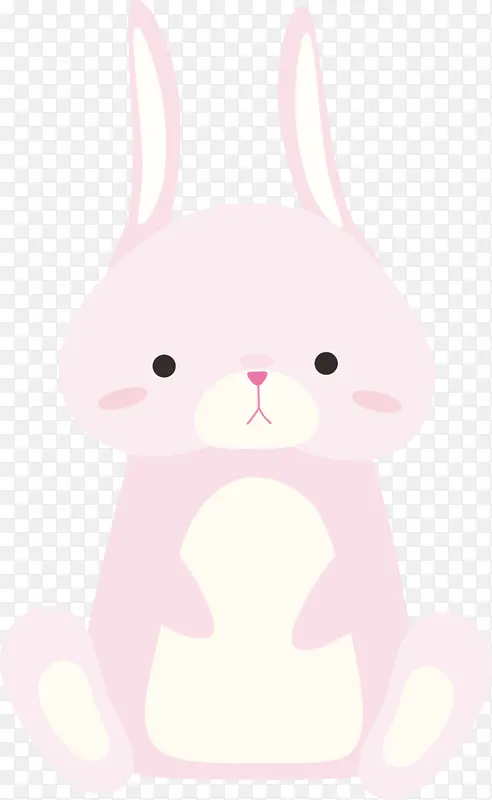 粉红可爱兔兔