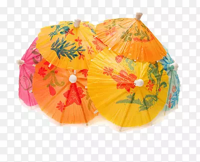 色彩装饰小油伞