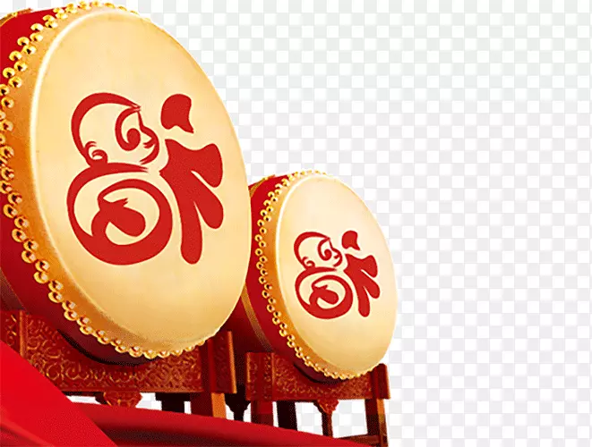中国传统节日鼓