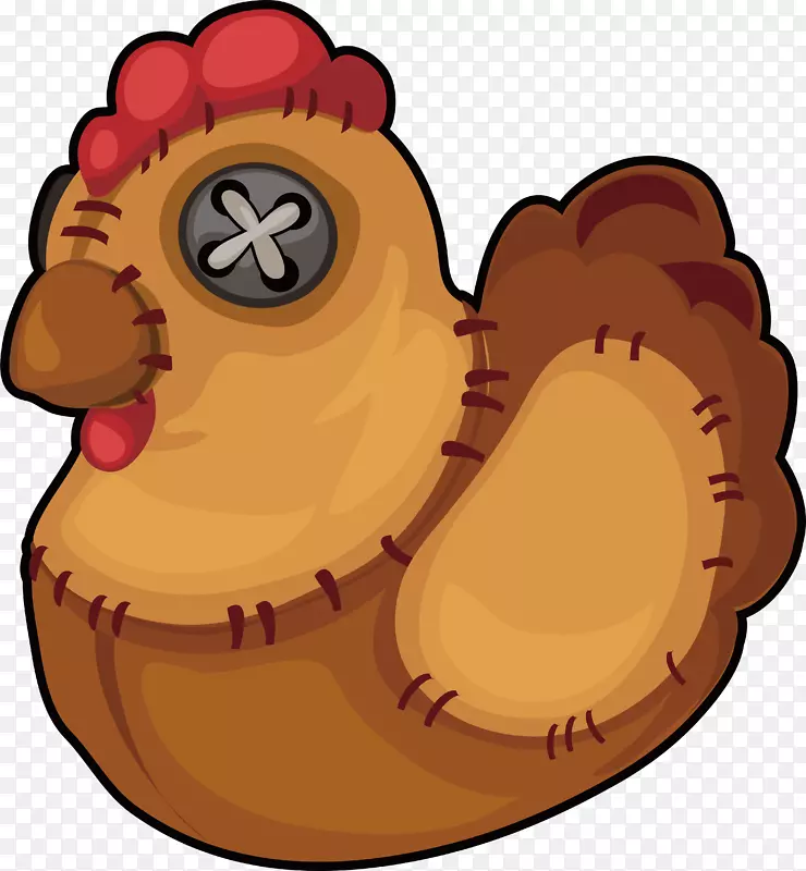 毛绒玩具公鸡PNG