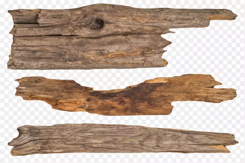 棕色腐朽排列的旧木块实物