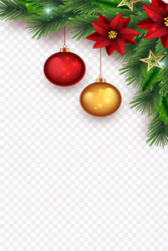 圣诞节元旦商场设计背景装饰彩球