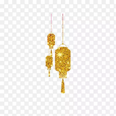 金色亮片灯笼
