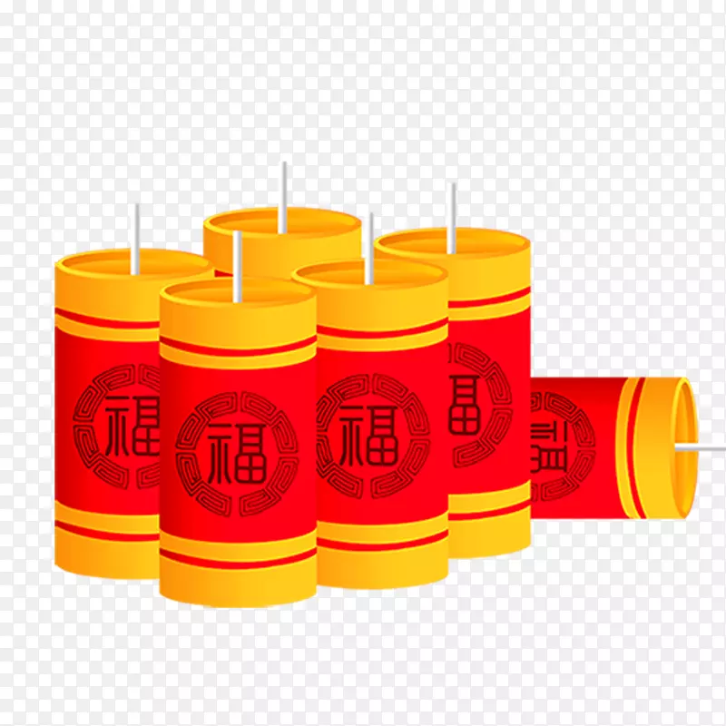 2019年吉祥喜庆卡通喜庆鞭炮