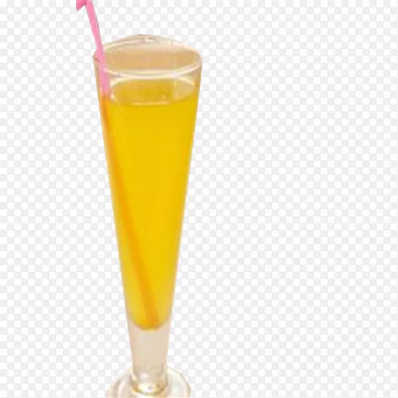 橙色水蜜桃汁