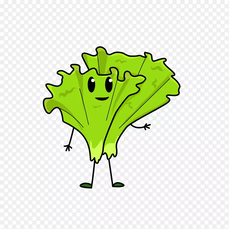 卡通生菜矢量图下载