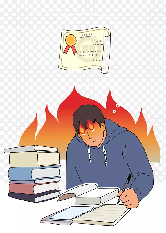 两眼冒火的男学生PNG图片素材下载_图片编号dyjeanpq-免抠素材网