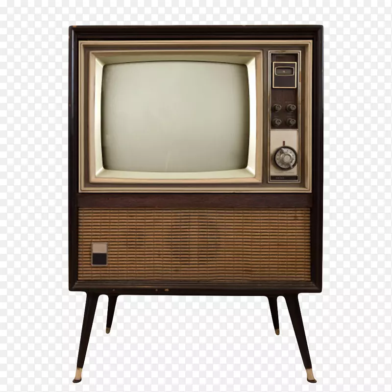 棕色桌子式电视机一体机古代器物