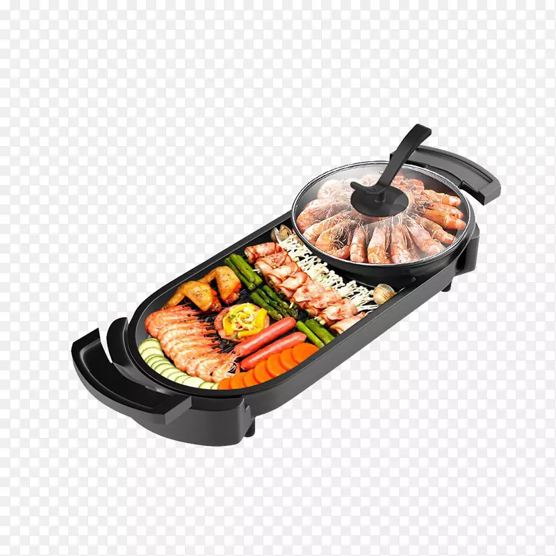 烤肉火锅一体机设计素材