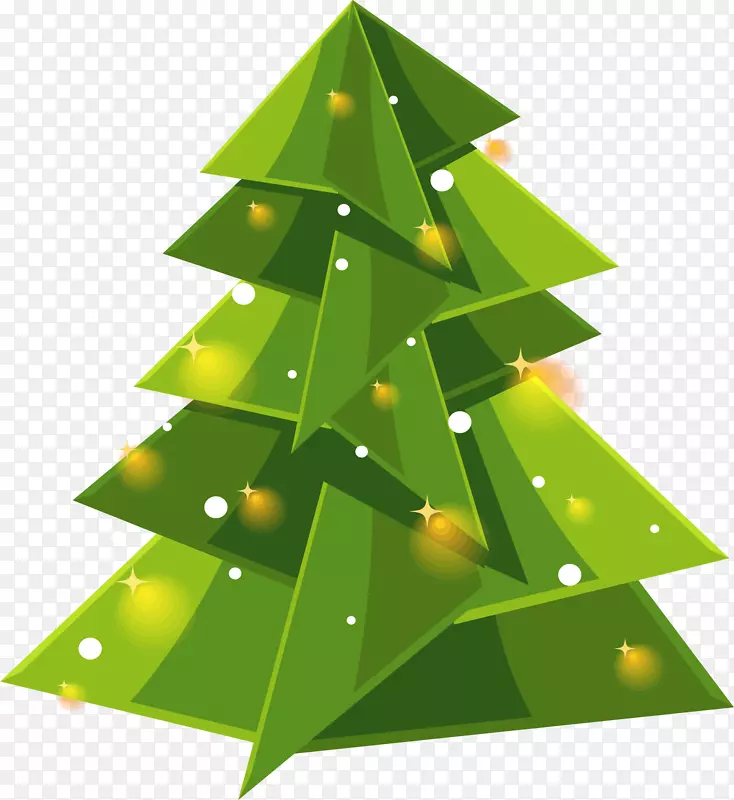 立体折纸圣诞节圣诞树