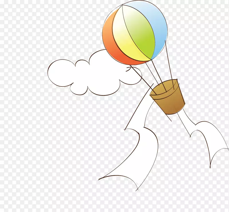 氢气球云天空PNG