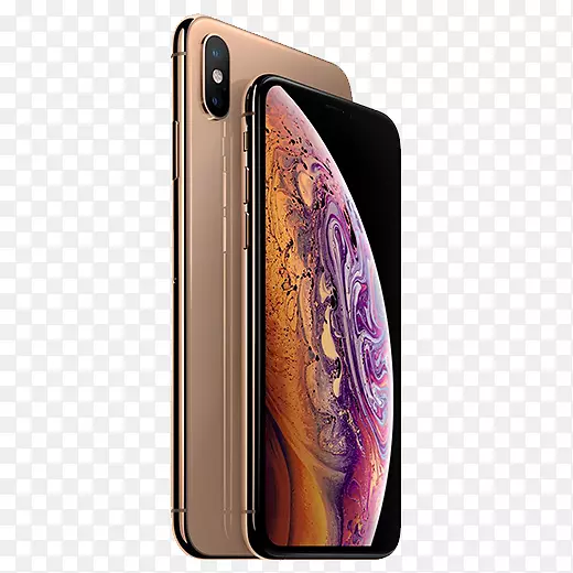 金色iphonexs手机新品元素