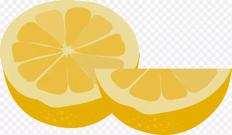 矢量扁平化柠檬png图