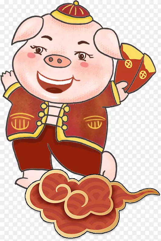 发红包的猪猪