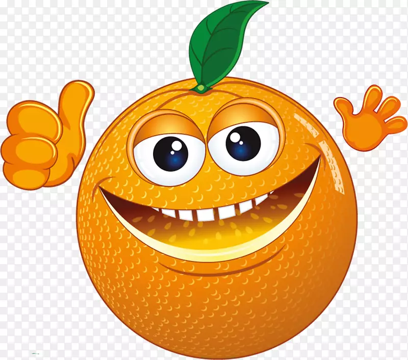 微笑的橙子