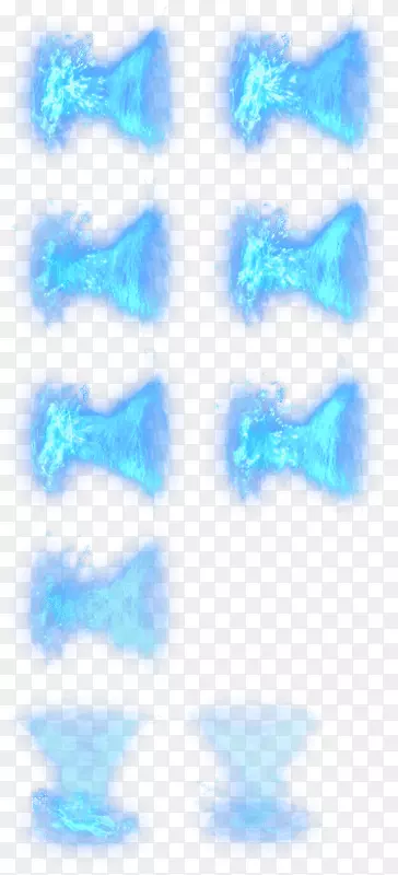 蓝色旋涡特效