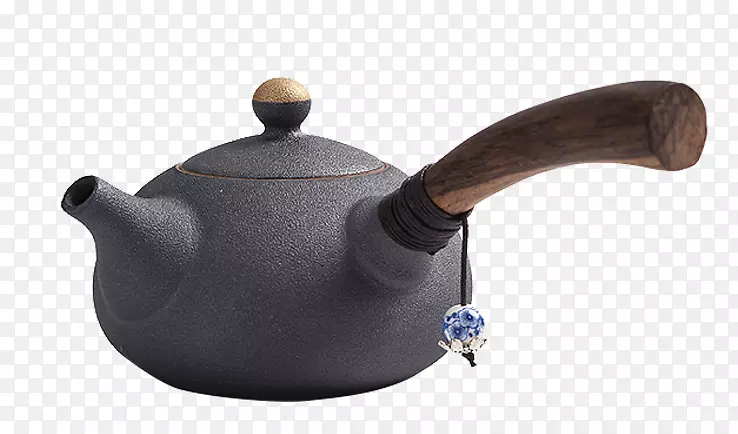煮水黑陶水壶