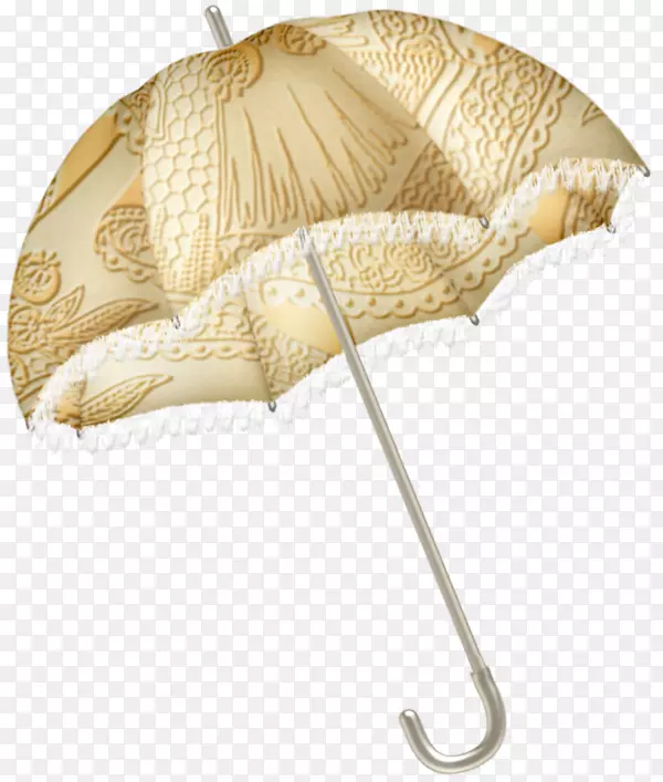 米色古典雨伞免扣高清png素材图片