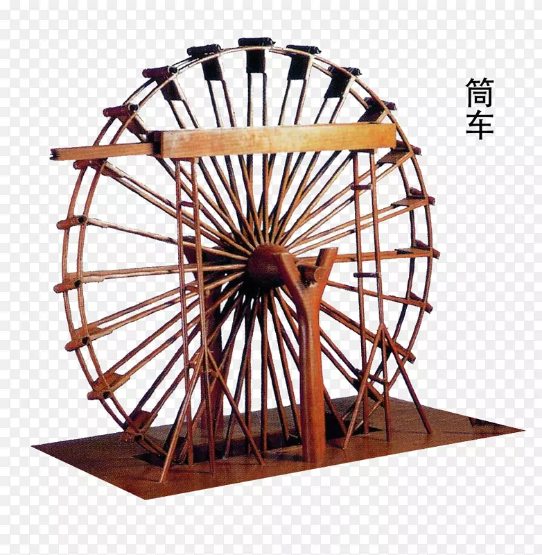 筒车 古代提水工具PNG图片素材下载_图片编号byaknegy-免抠素材网