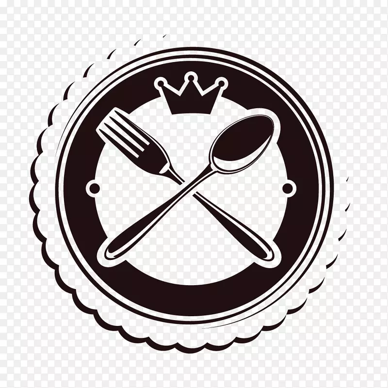 刀叉盘子西餐宣传用素材图标
