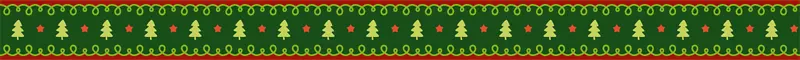 绿色圣诞树线条