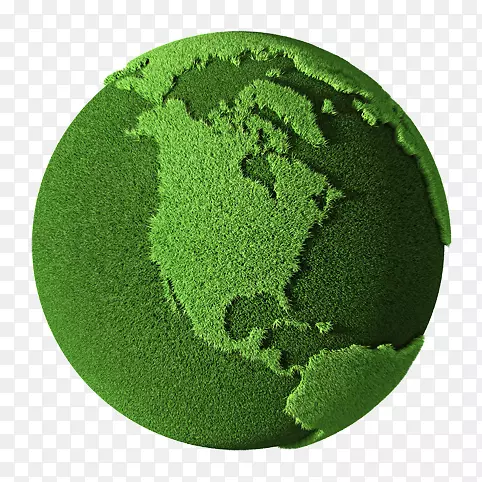 绿色地球形状