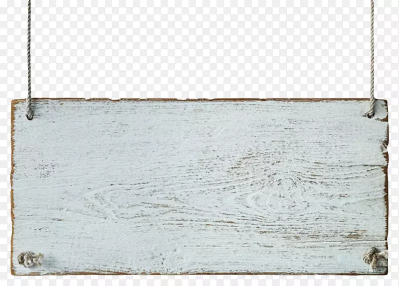 白色木质纹理挂着的木板实物