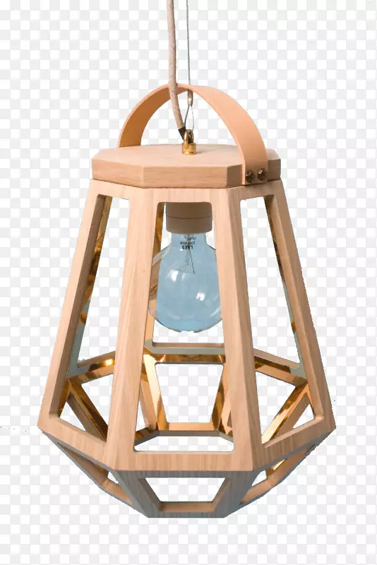 传统的木制吊灯