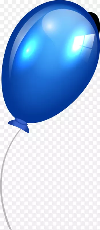 梦幻蓝色气球