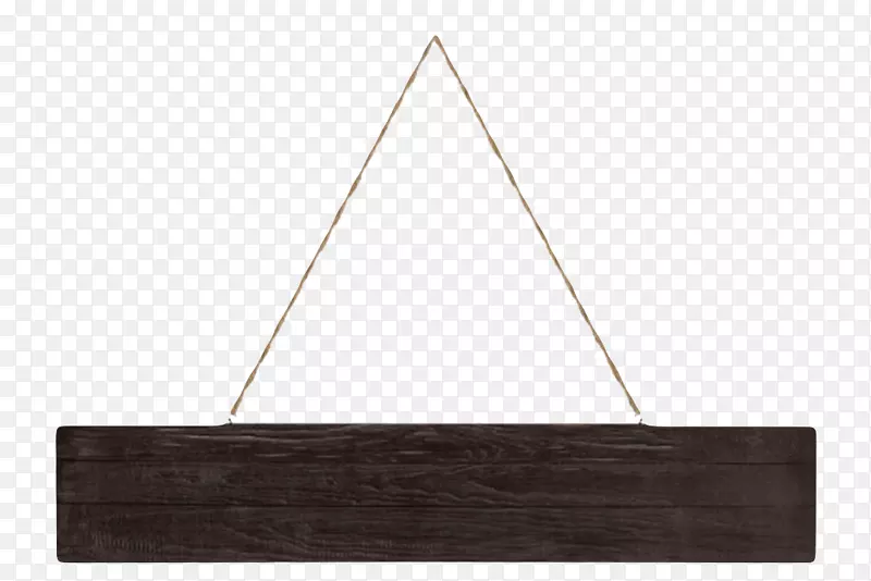 黑色光滑铁链挂着的木板实物