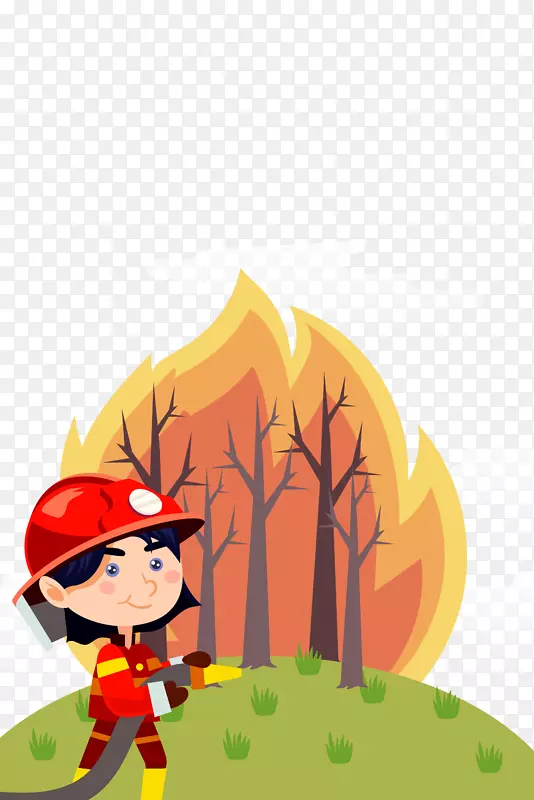 安全教育日消防安全森林灭火素材