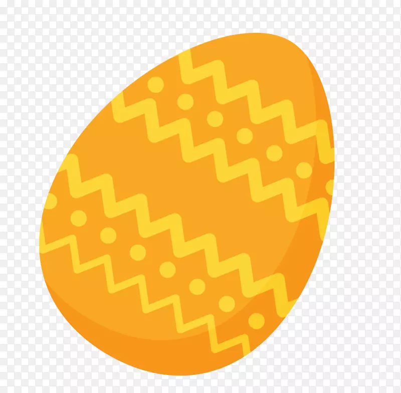 复活节橙色条纹彩蛋