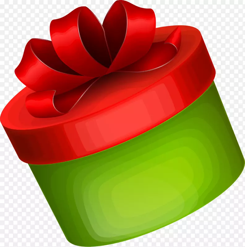 绿色礼物盒子