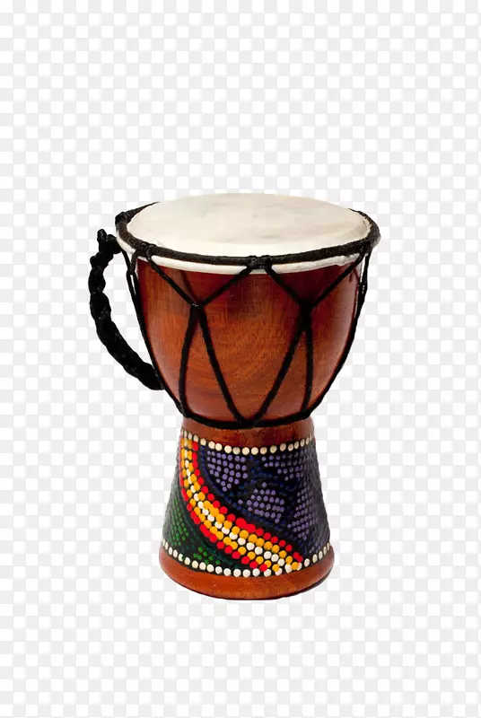 棕色乐器非洲手鼓