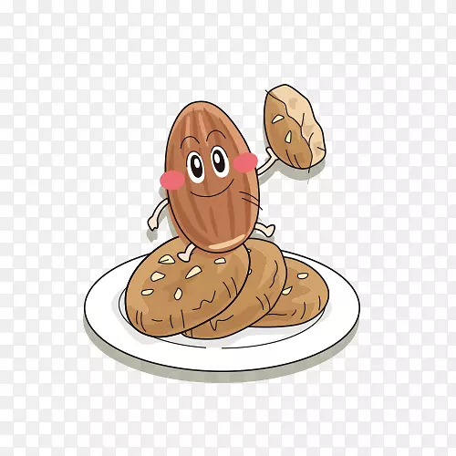 卡通坚果饼干