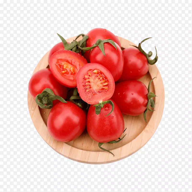 木盘里的水果小番茄5