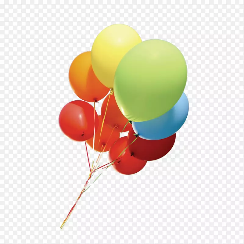 多彩简约气球装饰图案
