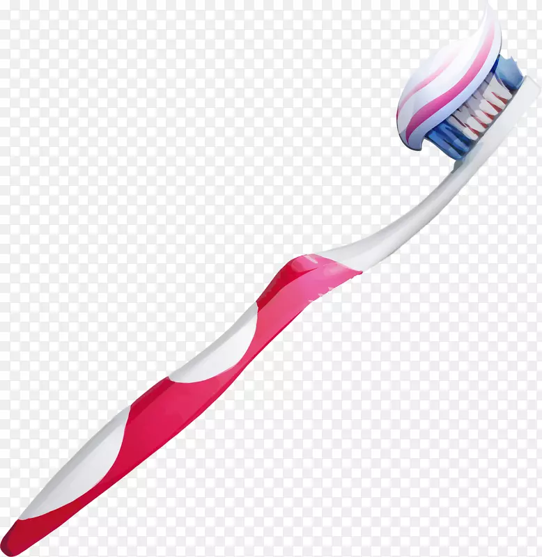 粉红色牙刷