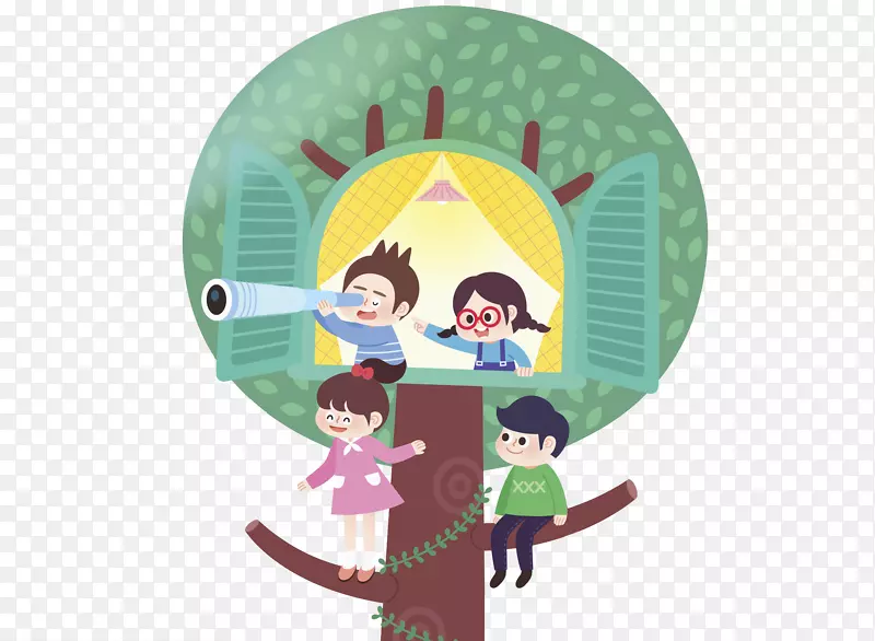 树上的孩子PNG图片素材下载_图片编号vykzgrxq-免抠素材网