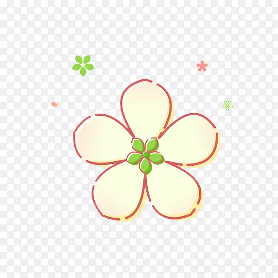 水彩花朵