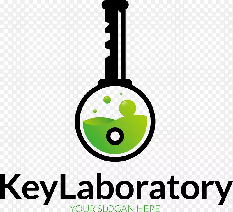 简洁明快的实验室logo