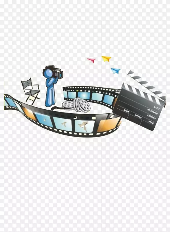创意电影节海报装饰元素