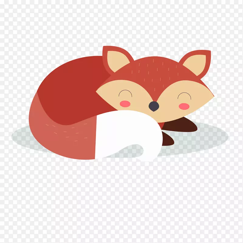 卡通小狐狸动物设计