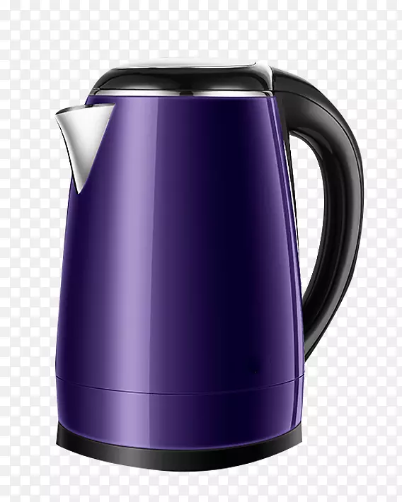 紫色电热水壶