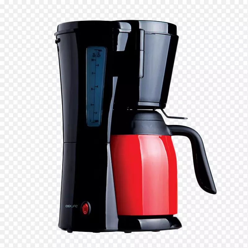 红色水壶实用咖啡磨豆机