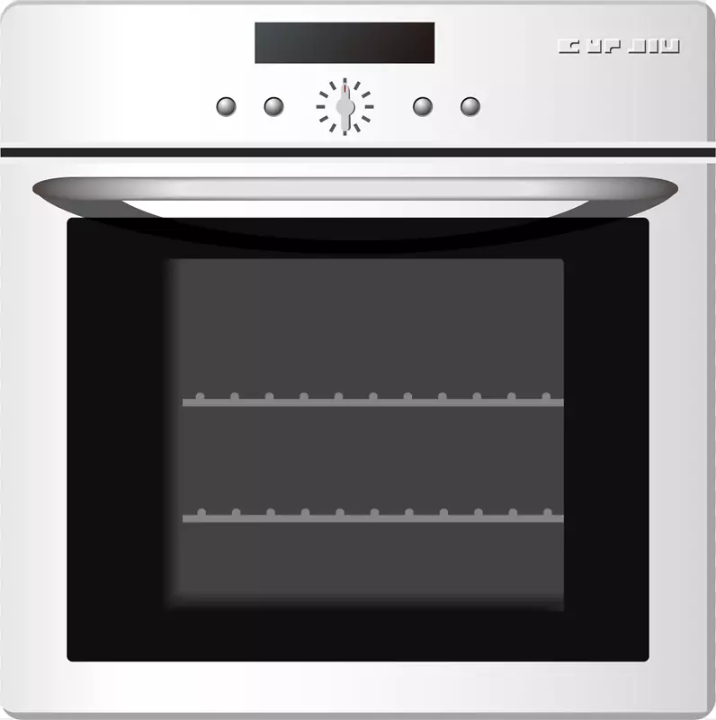 矢量电器烤箱消毒机