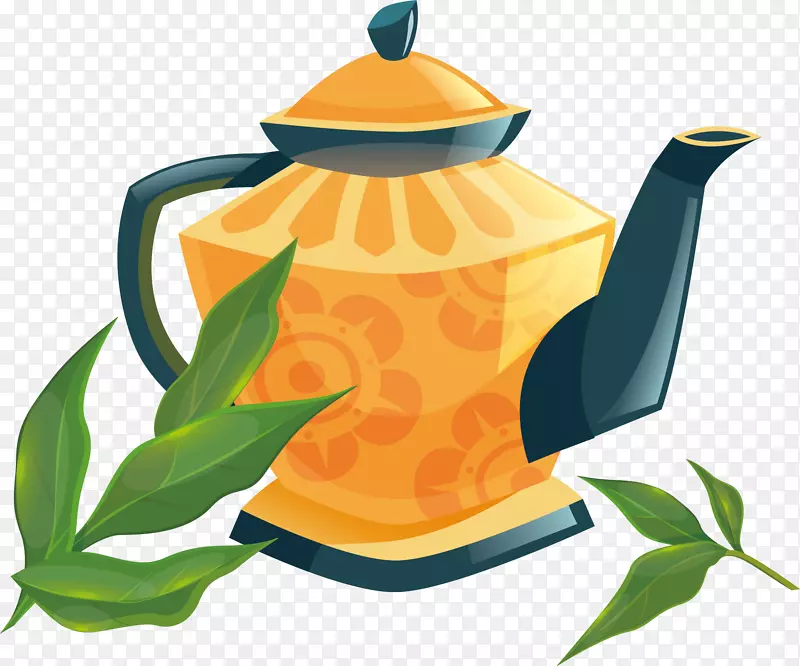 叶子茉莉花茶饮品