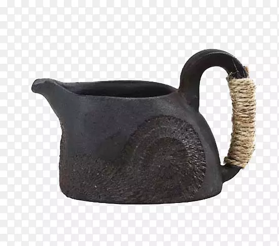 粗陶茶壶